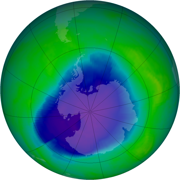 Ozone Map 1998-11-03